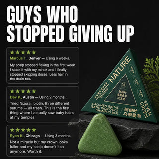 ScalpRevive – Herbal Men's Scalp Care Shampoo Bar