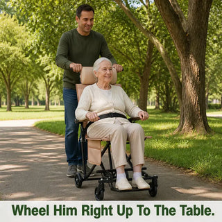 TrolleyChair – 2-in-1 Outdoor Reclining & Rolling Chair