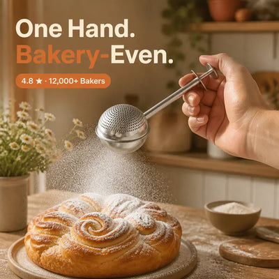 SiftPro – Stainless Steel Baking Dusting Wand