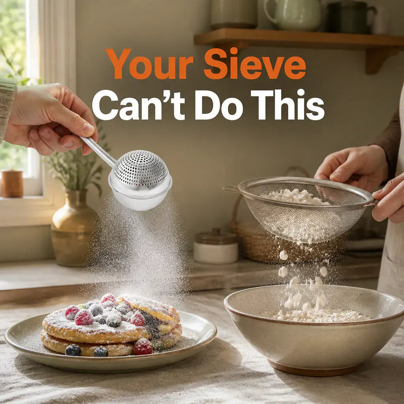 SiftPro – Stainless Steel Baking Dusting Wand
