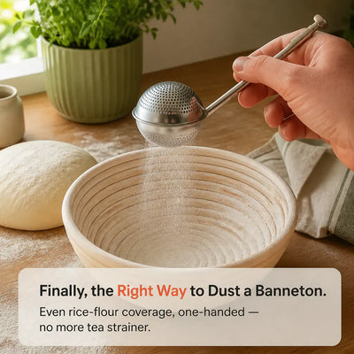 SiftPro – Stainless Steel Baking Dusting Wand