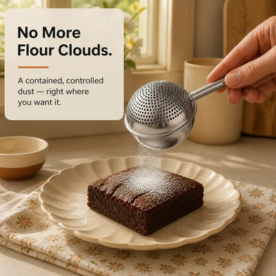 SiftPro – Stainless Steel Baking Dusting Wand