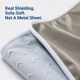 SafeLoom – Premium Cotton Silver Shield Blanket