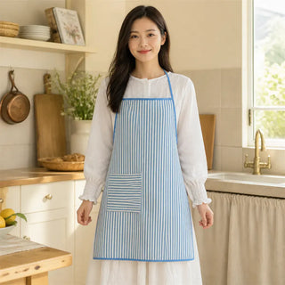 KitchenLuxe – Premium Cotton Linen Cooking Apron