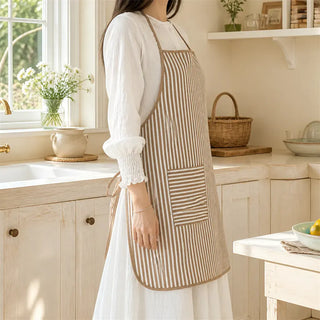 KitchenLuxe – Premium Cotton Linen Cooking Apron