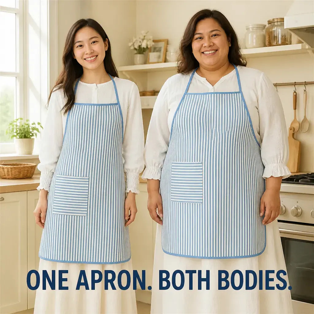 KitchenLuxe – Premium Cotton Linen Cooking Apron