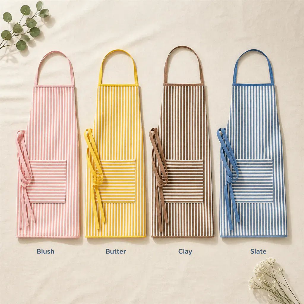 KitchenLuxe – Premium Cotton Linen Cooking Apron
