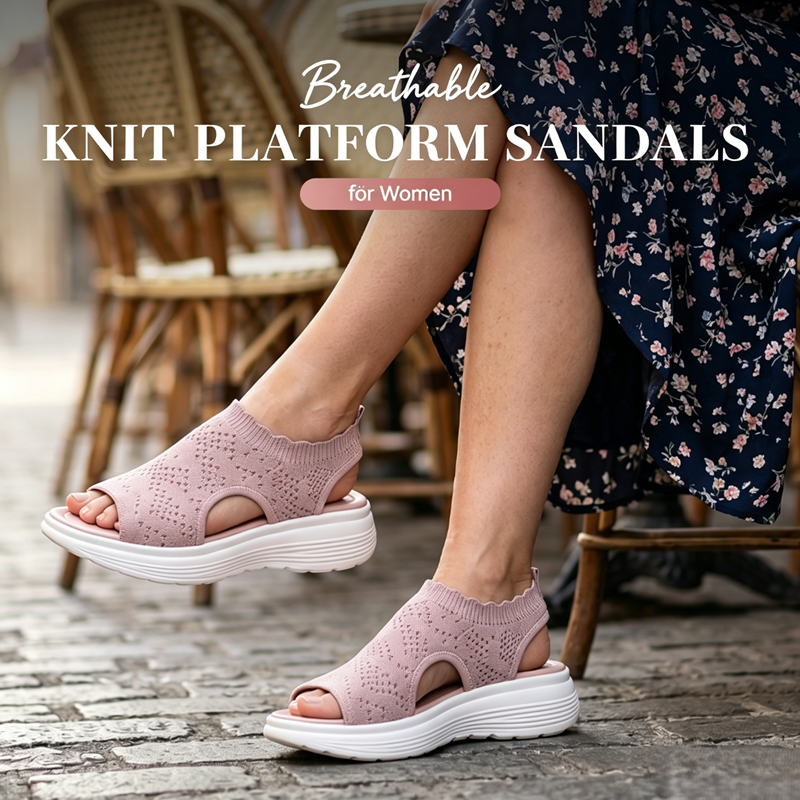 FlexWalk – Breathable Platform Sandals