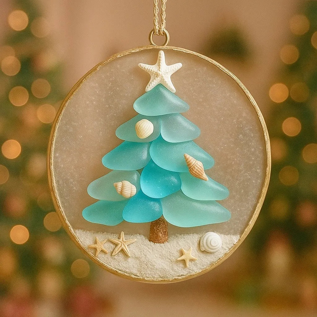 SeaGleam – Coastal Christmas Ornament