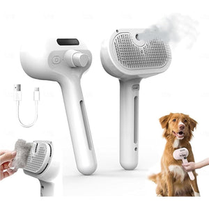 FurFresh –  Massaging Brush 2-in-1 for Tangle-Free Shiny Coat