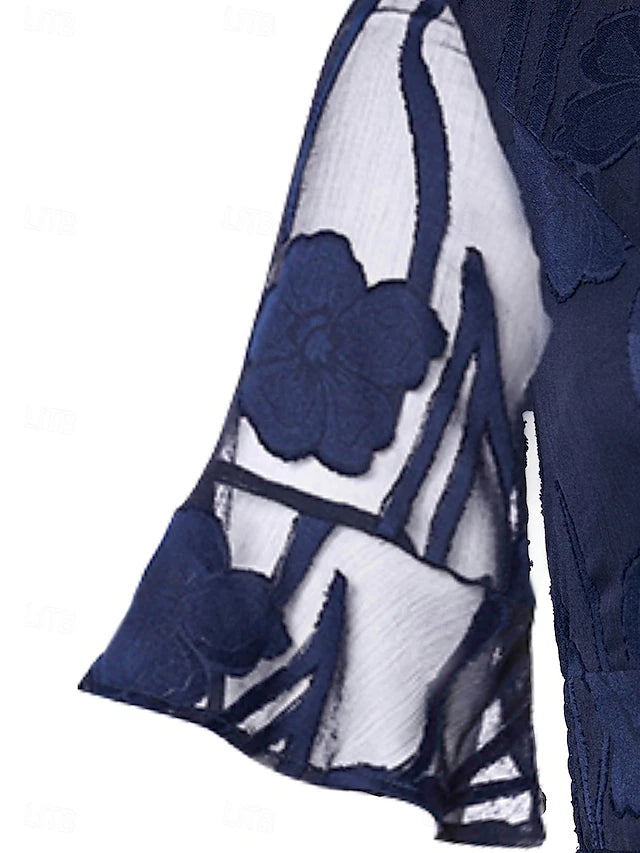 Lunessa | V-Neck Evening Maxi Dress