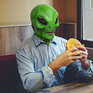 AlienAllure - Spooky Halloween Alien Mask
