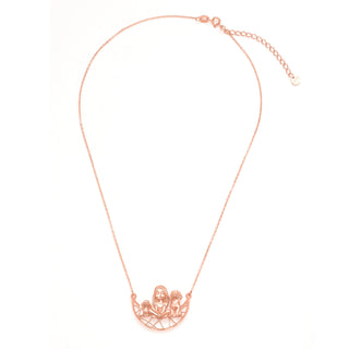 Paw & Heart – Custom Girl With Dogs Necklace