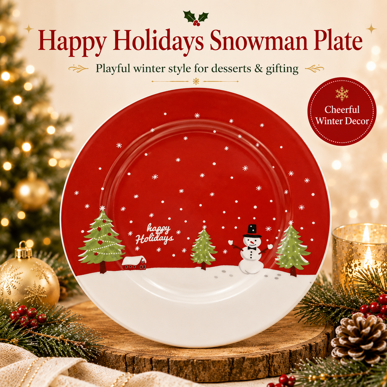 MerryTable – Festive Christmas Plate Collection