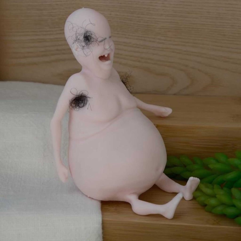 Handmade squishy ugly cute gremlin desk buddy collectible toy