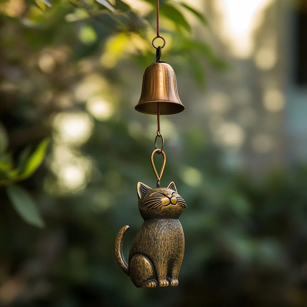 ChimeWhiskers – Cat Wind Chime Gift for Mother’s Day
