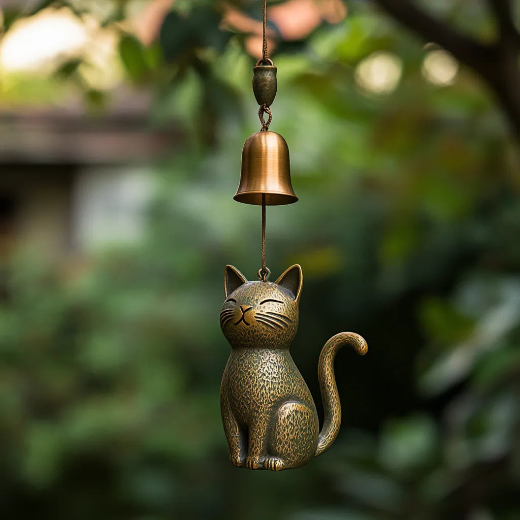 ChimeWhiskers – Cat Wind Chime Gift for Mother’s Day