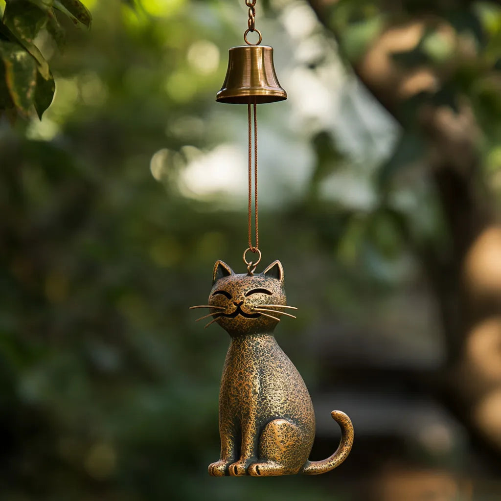 ChimeWhiskers – Cat Wind Chime Gift for Mother’s Day