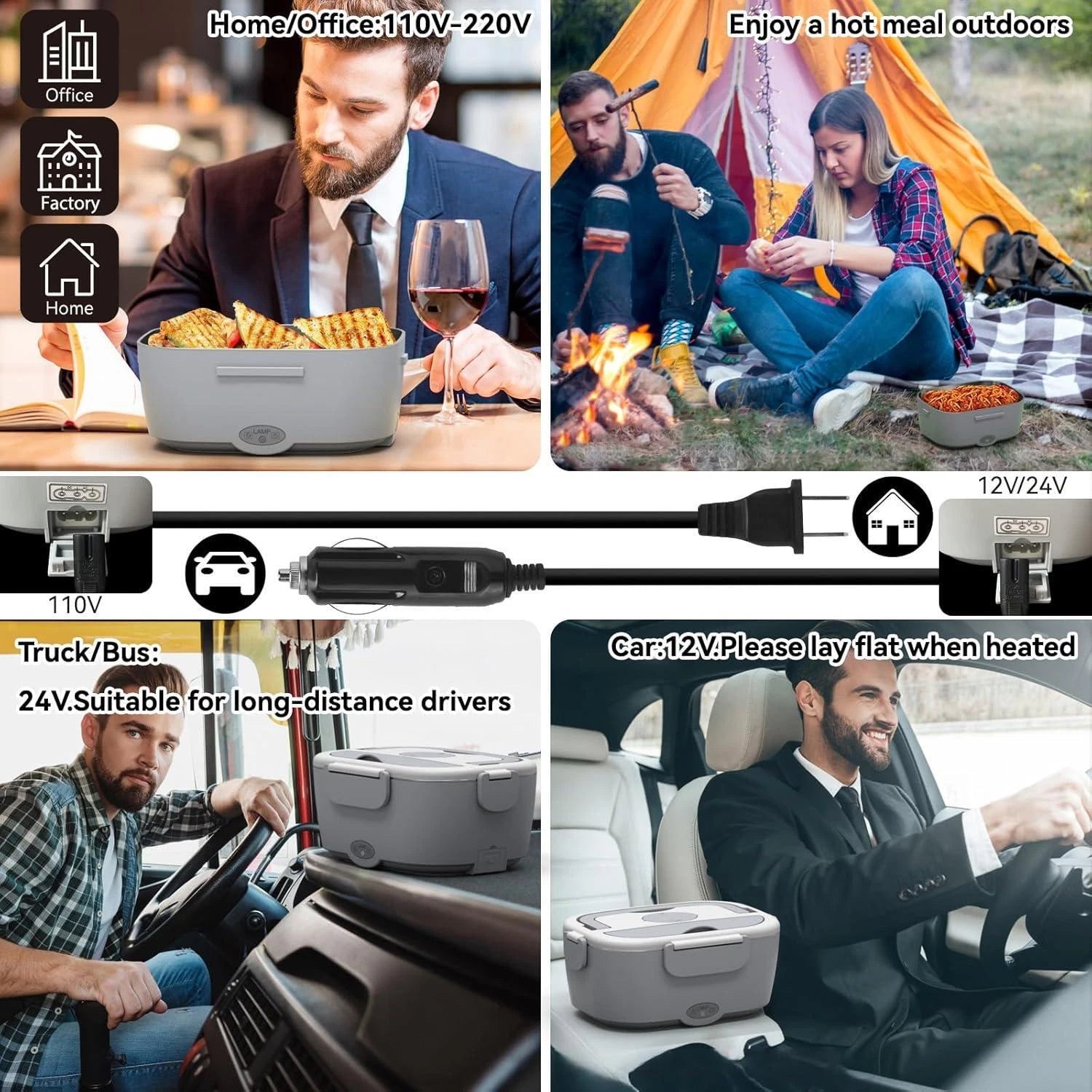 HeatMate – Portable Electric Food Warmer