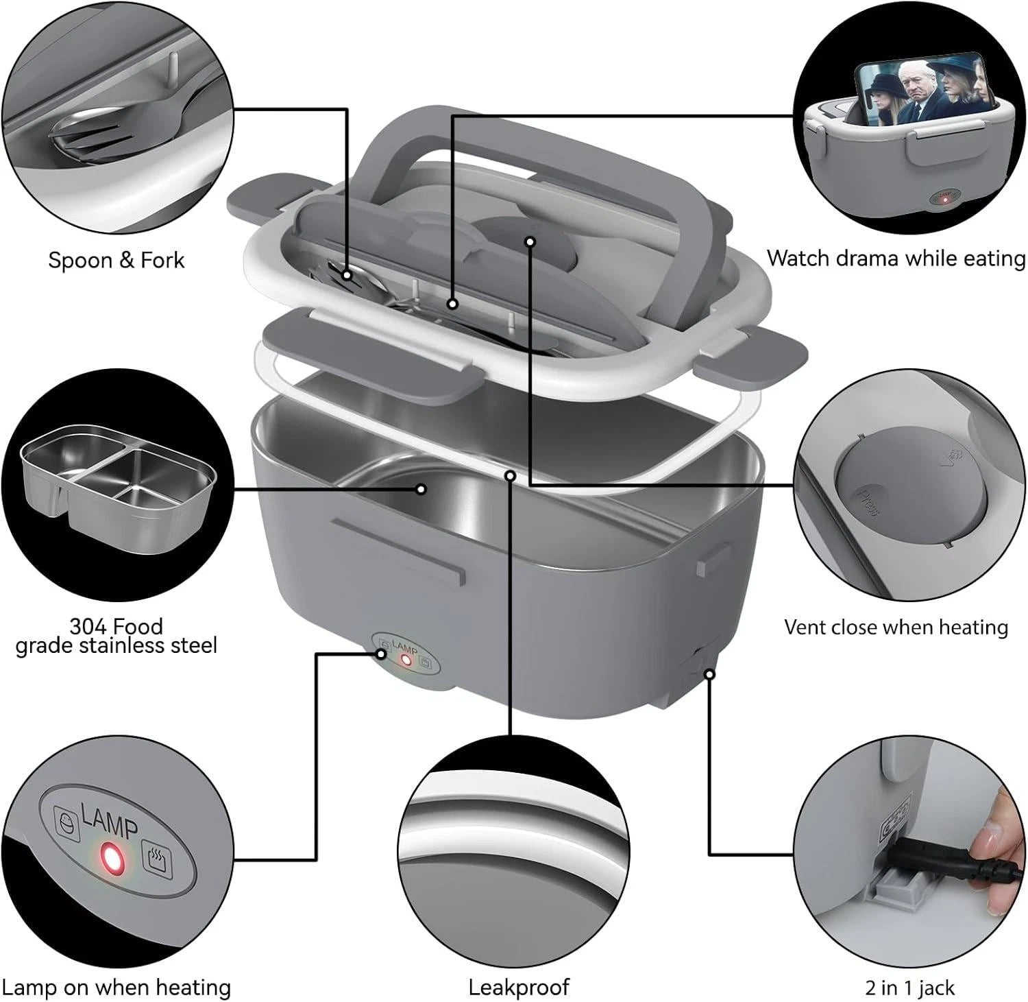 HeatMate – Portable Electric Food Warmer