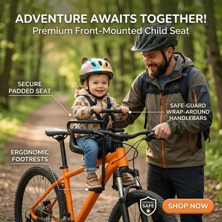 SafeRide – Front-Mounted Kids Bike Seat