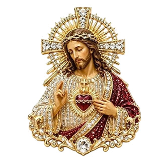FaithGlow – Sacred Heart of Jesus Brooch
