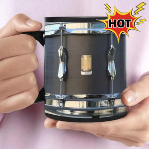BeatBrew - Black Vintage Drum Mug