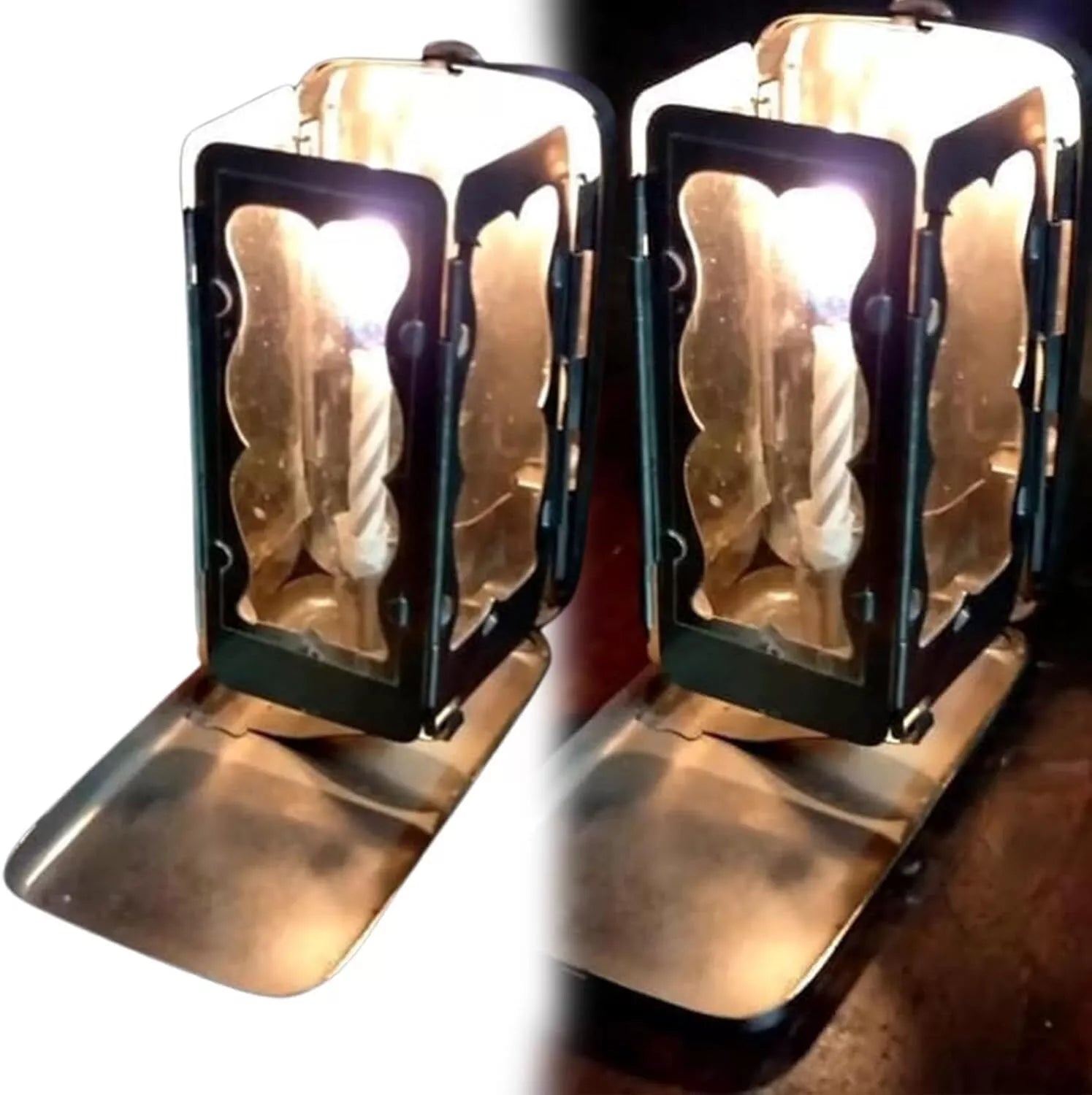 GlowFold – Compact Candle Lantern