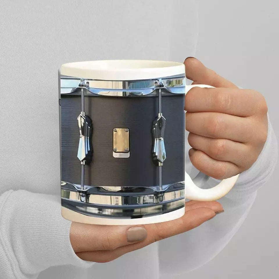 BeatBrew - Black Vintage Drum Mug