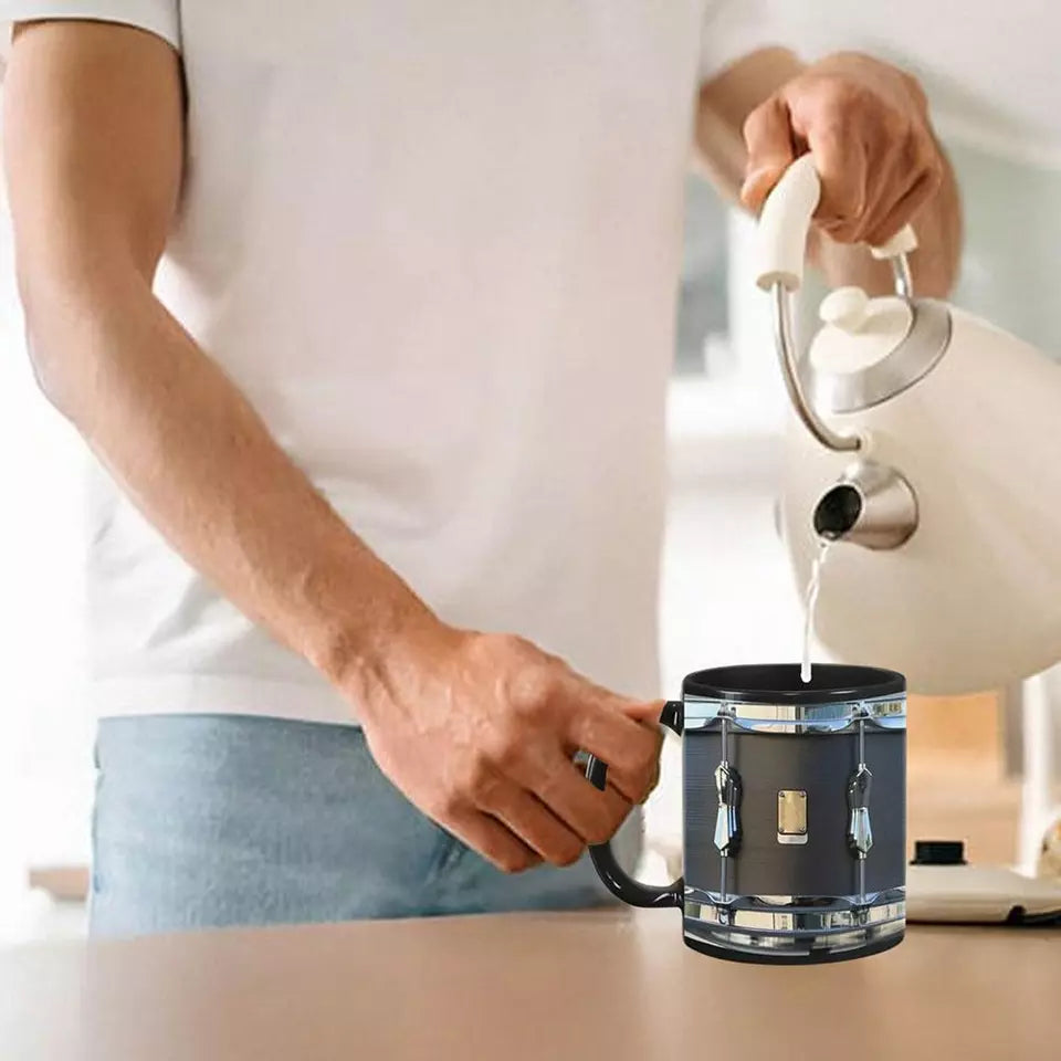 BeatBrew - Black Vintage Drum Mug