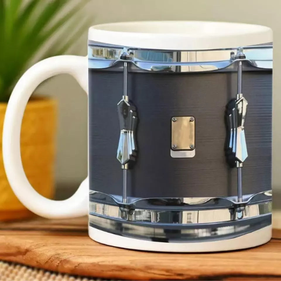 BeatBrew - Black Vintage Drum Mug