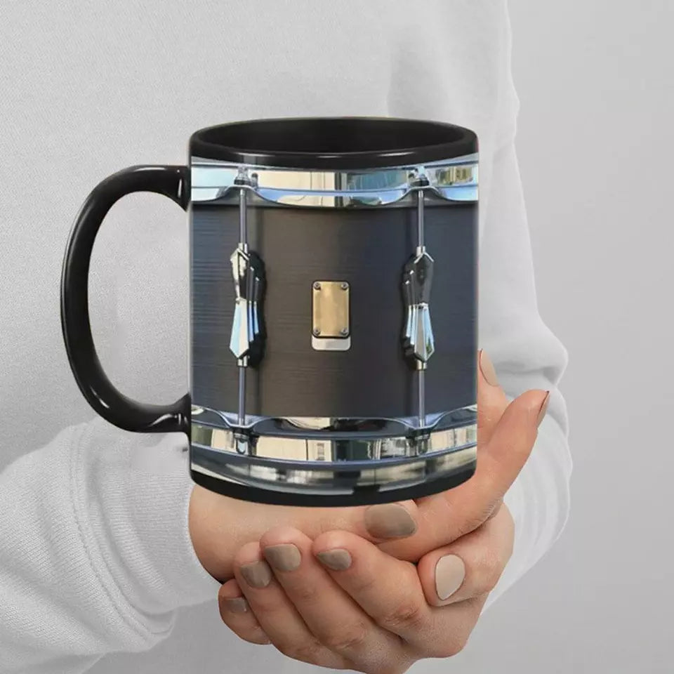 BeatBrew - Black Vintage Drum Mug