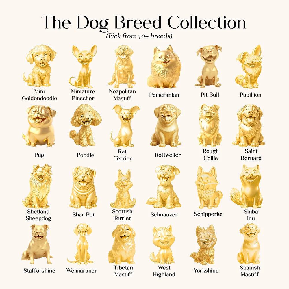 Paw & Heart – Custom Girl With Dogs Necklace