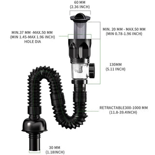 FlowFlex – Adjustable Sink Drain Pipe