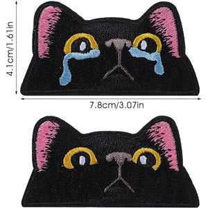 KittyCraft – Multiuse Embroidered Applique Patches (Set of 2)