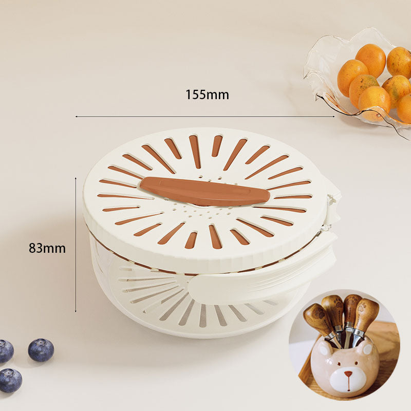 DryKeep – Dual Purpose Basket for Draining and Food Preservation