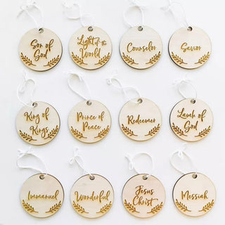 DivineLight  - Inspirational Jesus Advent Ornaments