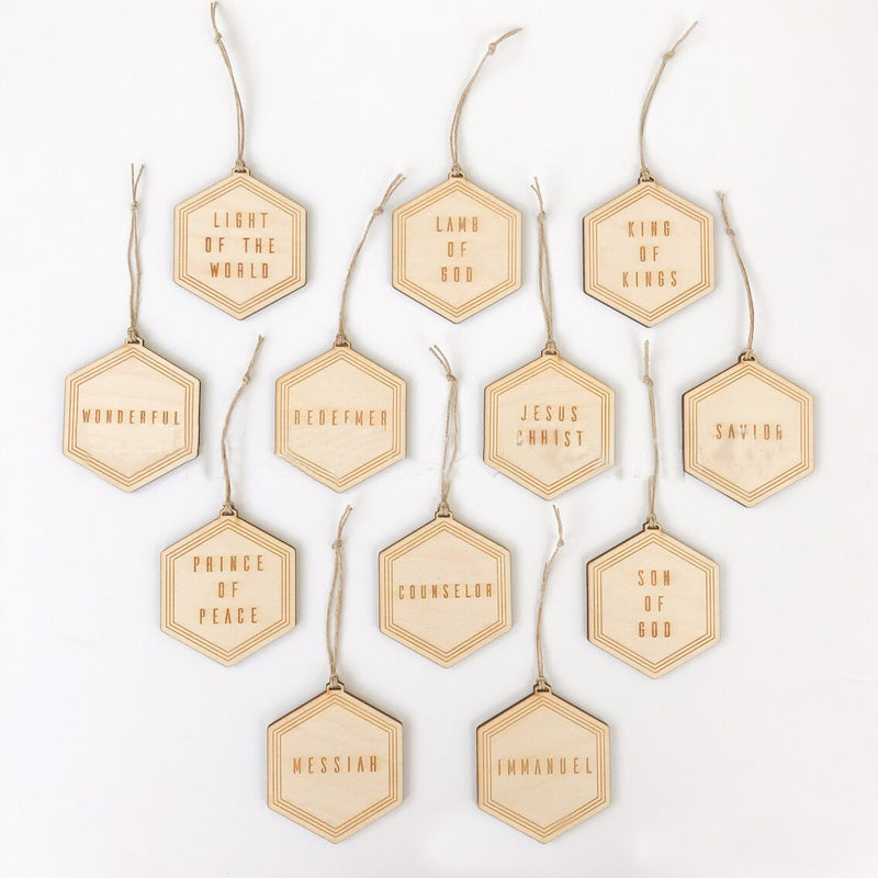 DivineLight  - Inspirational Jesus Advent Ornaments