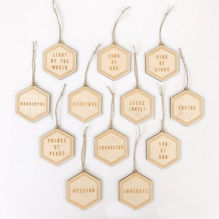DivineLight  - Inspirational Jesus Advent Ornaments