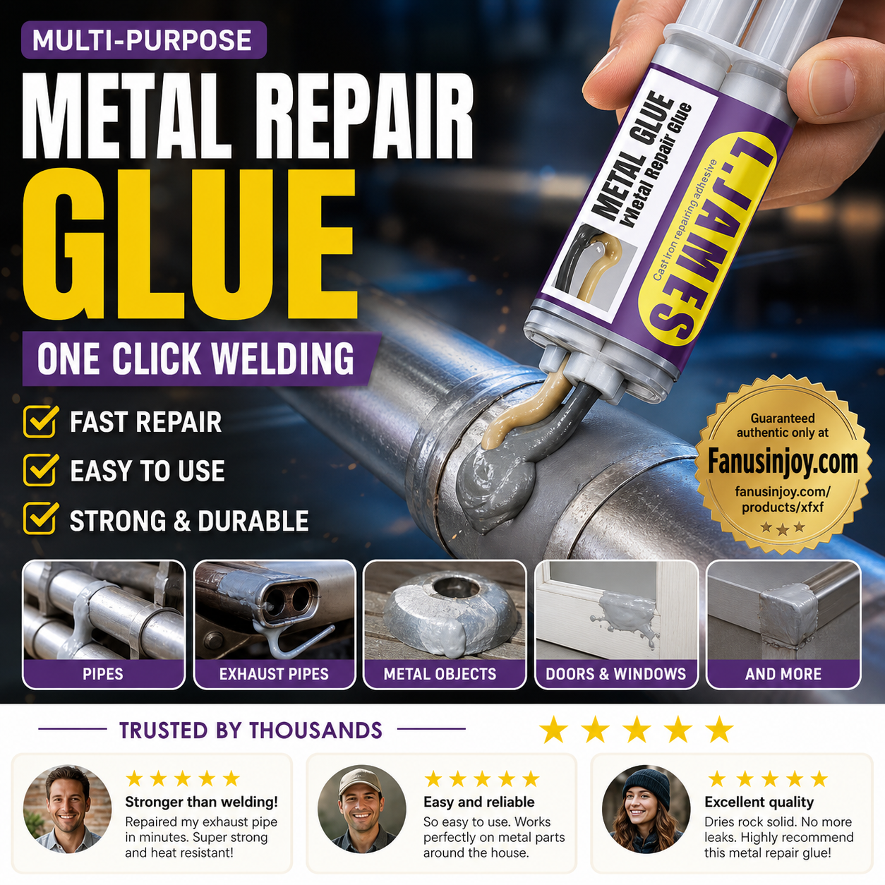 MetalCore – High Strength Metal Repair Epoxy