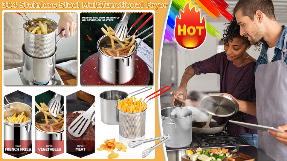 ChefPro – 304 Stainless Steel Multifunctional Fryer