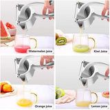 Multifuntional Manual Stainless Steel Juicer