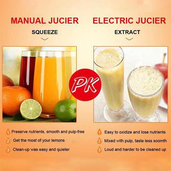 Multifuntional Manual Stainless Steel Juicer