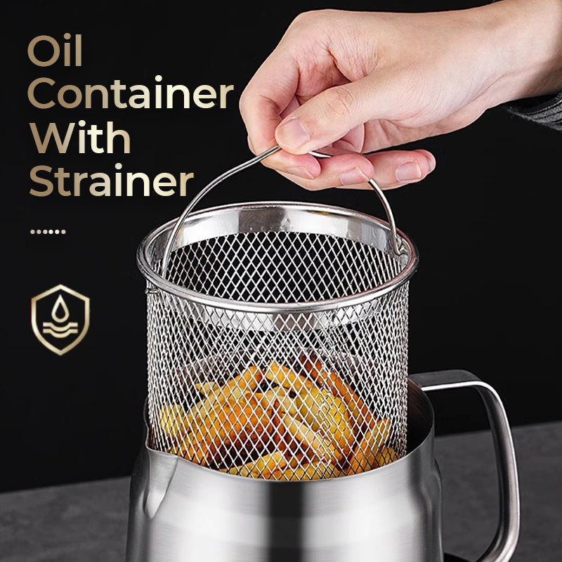 Duraflow – Heavy Duty Stainless Steel Oil Filter Container