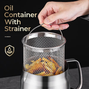 Duraflow – Heavy Duty Stainless Steel Oil Filter Container