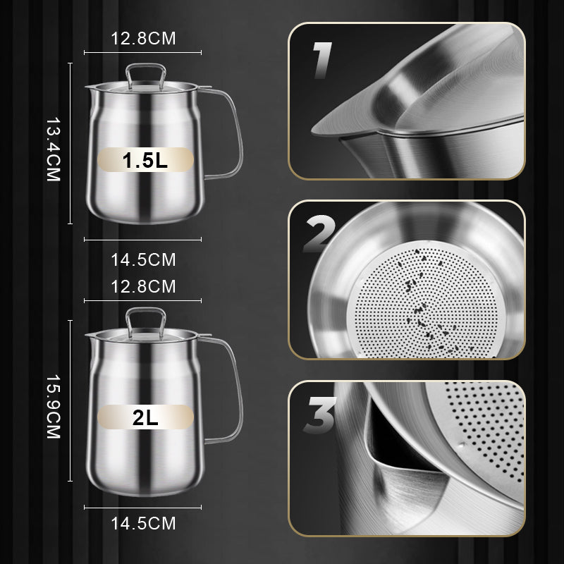 Duraflow – Heavy Duty Stainless Steel Oil Filter Container