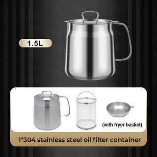 Duraflow – Heavy Duty Stainless Steel Oil Filter Container