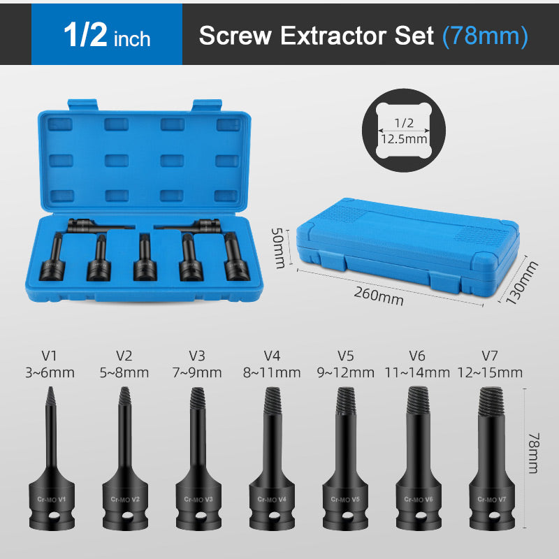 SwiftFix - Damaged Screw Remover Set