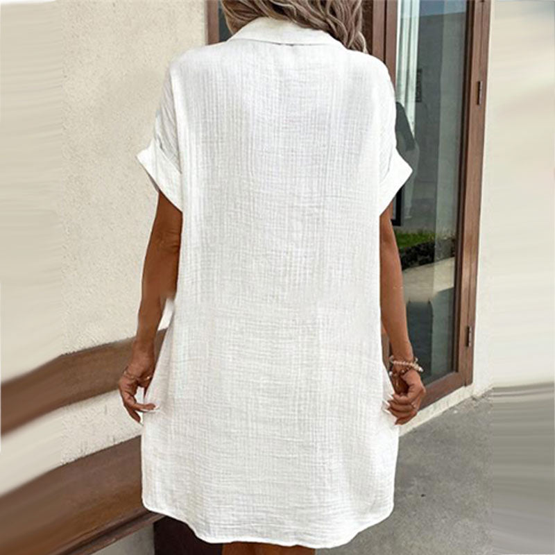 RubyLane – Short Sleeve Pocket Shirt Dress