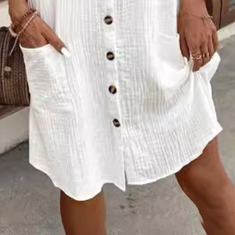 RubyLane – Short Sleeve Pocket Shirt Dress